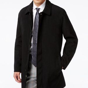 Kenneth Cole New York Revere Car Coat Raincoat L